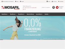 Tablet Screenshot of mosafil.de